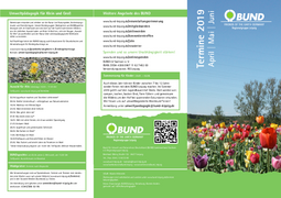 Veranstaltungsflyer 2019, Quartal 2