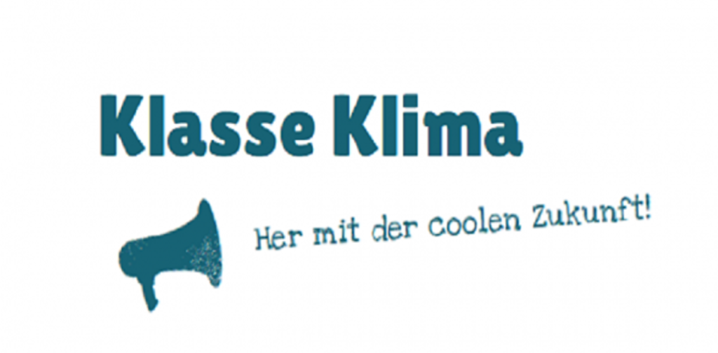 Logo vom Projekt Klasse Klima - Her mit der coolen Zukunft!